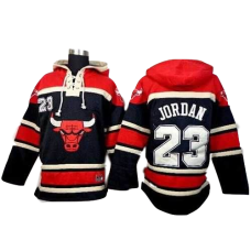 Chicago Bulls #23 Michael Jerseys Jordan Black Sawyer Hooded Sweatshirt Hoodie
