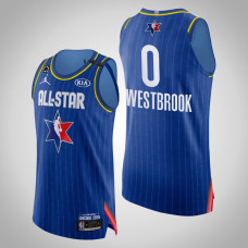 Rockets Russell Westbrook #0 Game Authentic Blue 2020 All-Star Jersey