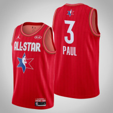 Oklahoma City Thunder Chris Paul #3 Game Reserves Red 2020 All-Star Jersey