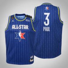 Youth Oklahoma City Thunder Chris Paul #3 Blue Game 2020 All-Star Jersey