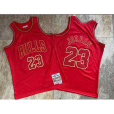 Michael Jordan #23 Chicago Bulls Mitchell & Ness 1996-97 Hardwood Classics Red Jersey - Year Of the Rat Edition