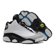 Air Jordan 13 (XIII) Retro Barons White Black Grey Teal Shoes