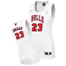 Michael Jordan Swingman Women's NBA Chicago Bulls Jersey #23 White Home