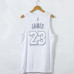 LeBron James #23 Los Angeles Lakers MVP White Jersey