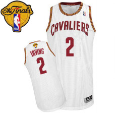 Kyrie Irving Authentic White 2016 The Finals Cleveland Cavaliers #2 Home Jersey