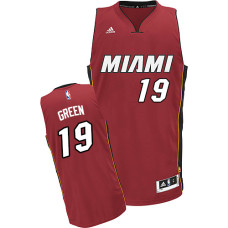 Gerald Green Swingman Red Miami Heat #19 Alternate Jersey