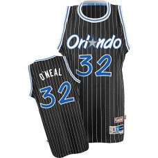 Shaquille O'Neal Authentic Black Orlando Magic #32 Throwback Jersey