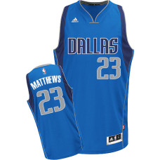 Wesley Matthews Swingman Royal Blue Dallas Mavericks #23 Road Jersey