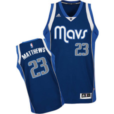 Wesley Matthews Swingman Navy Blue Dallas Mavericks #23 Alternate Jersey