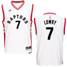 Kyle Lowry Authentic White Toronto Raptors #7 Home Jersey