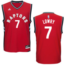 Kyle Lowry Authentic Red Toronto Raptors #7 Road Jersey