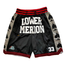 Lower Merion High School Black #33 Basketball Pocket Shorts
